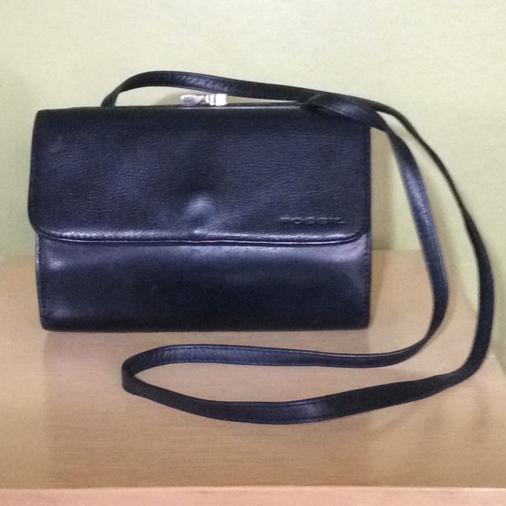 Vintage black Fossil bag
